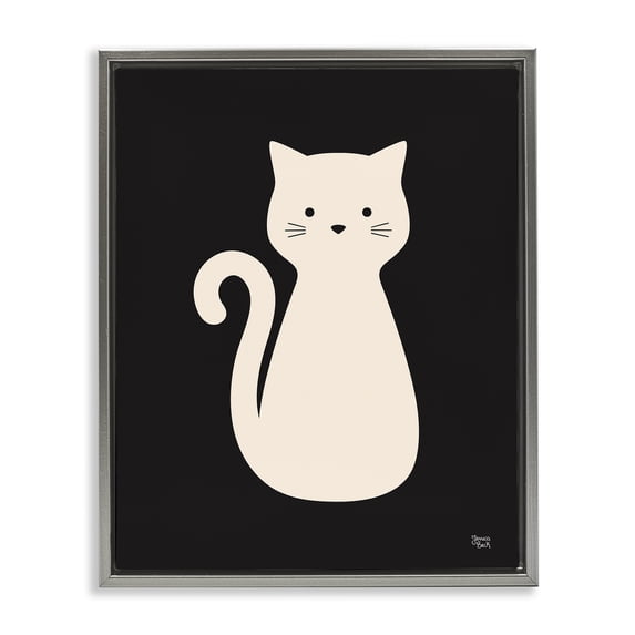 Stupell Industries Eclectic Gray Floating Frame Canvas Art, 25 x 31, by Jessica Beck