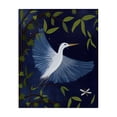 thumbnail image 1 of Stupell Industries Eclectic Heron in Night Forest Canvas Art, 24 x 30, by Michelle Ingari Designs, 1 of 8