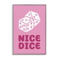 thumbnail image 1 of Stupell Industries Eclectic Nice Dice Phrase Gray Framed Giclee Art, 16 x 24, by Martina Pavlova, 1 of 8