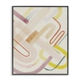 thumbnail image 1 of Stupell Industries Eclectic Overlapping Curved Shapes Black Framed Giclee Art, 11 x 14, by Grace Popp, 1 of 8