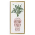 thumbnail image 1 of Stupell Industries Eclectic Palm Leaves in Ornate Vase Gold Floating Frame Canvas Art, 14 x 31, by Melissa Wang, 1 of 8