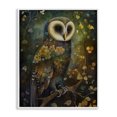 thumbnail image 1 of Stupell Industries Eclectic Patterned Forest Owl White Framed Giclee Art, 16 x 20, by LSR Design Studio, 1 of 8
