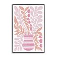 thumbnail image 1 of Stupell Industries Eclectic Pink Fronds Vase Black Framed Giclee Art, 12 x 18, by Martina Pavlova, 1 of 8