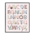 thumbnail image 1 of Stupell Industries Eclectic Pink Pastel Alphabet Chart Black Framed Giclee Art, 16 x 20, by Lil' Rue, 1 of 8