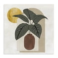 thumbnail image 1 of Stupell Industries Eclectic Planter Leaves Geometric Sun Shapes Canvas Art, 36 x 36, by Janet Tava, 1 of 7