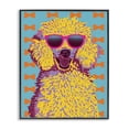 thumbnail image 1 of Stupell Industries Eclectic Retro Pop Poodle Black Framed Giclee Art, 16 x 20, by Marcus Prime, 1 of 7