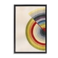 thumbnail image 1 of Stupell Industries Eclectic Round Alternating Stripes Black Floating Frame Canvas Art, 17 x 25, by Grace Popp, 1 of 8