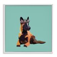 thumbnail image 1 of Stupell Industries Eclectic Royal German Shepherd White Framed Giclee Art, 17 x 17, by Amelia Noyes, 1 of 8