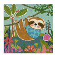 thumbnail image 1 of Stupell Industries Eclectic Sleepy Sloth in Nature Canvas Art, 30 x 30, by Tina Finn, 1 of 8