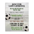 thumbnail image 1 of Stupell Industries Eclectic Soccer Life Lessons Canvas Art, 16 x 20, by Kim Allen, 1 of 8