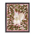 thumbnail image 1 of Stupell Industries Eclectic Squirrel & Winter Holly Black Floating Frame Canvas Art, 17 x 21, by Renee Thompson, 1 of 8