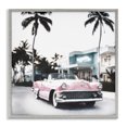 thumbnail image 1 of Stupell Industries Eclectic Tropical Cruise Antique Car Gray Framed Giclee Art, 12 x 12, by Noah Bay, 1 of 8