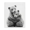 thumbnail image 1 of Stupell Industries Eclectic Two Hugging Bears Canvas Art, 16 x 20, by Annalisa Latella, 1 of 8