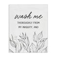 thumbnail image 1 of Stupell Industries Eclectic Wash Me Thoroughly Scripture Canvas Art, 16 x 20, by Lettered and Lined, 1 of 8