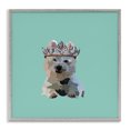 thumbnail image 1 of Stupell Industries Eclectic Westie Terrier with Crown Gray Framed Giclee Art, 12 x 12, by Amelia Noyes, 1 of 8