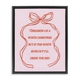 thumbnail image 1 of Stupell Industries Eclectic White & Red Christmas Wine Black Floating Frame Canvas Art, 17 x 21, by House of Lulu, 1 of 8
