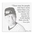 thumbnail image 1 of Stupell Industries Eclectic Work Hard Derek Jeter Quote Canvas Art, 24 x 24, by Penny Lane Publishing, 1 of 8