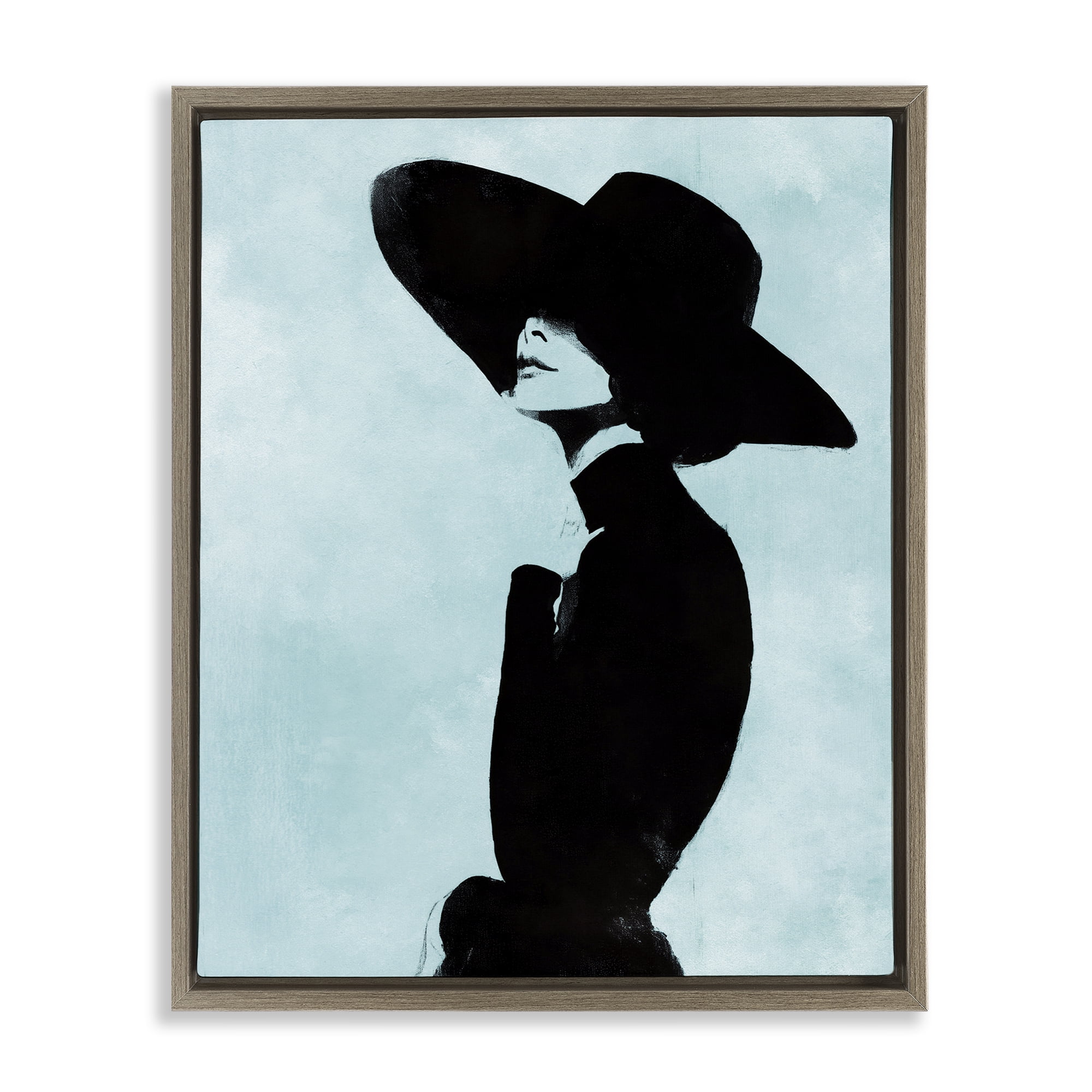 Stupell Industries Eclipse In Black Brown Framed Floater Canvas Wall Art, design by Svetlana Aleynikova