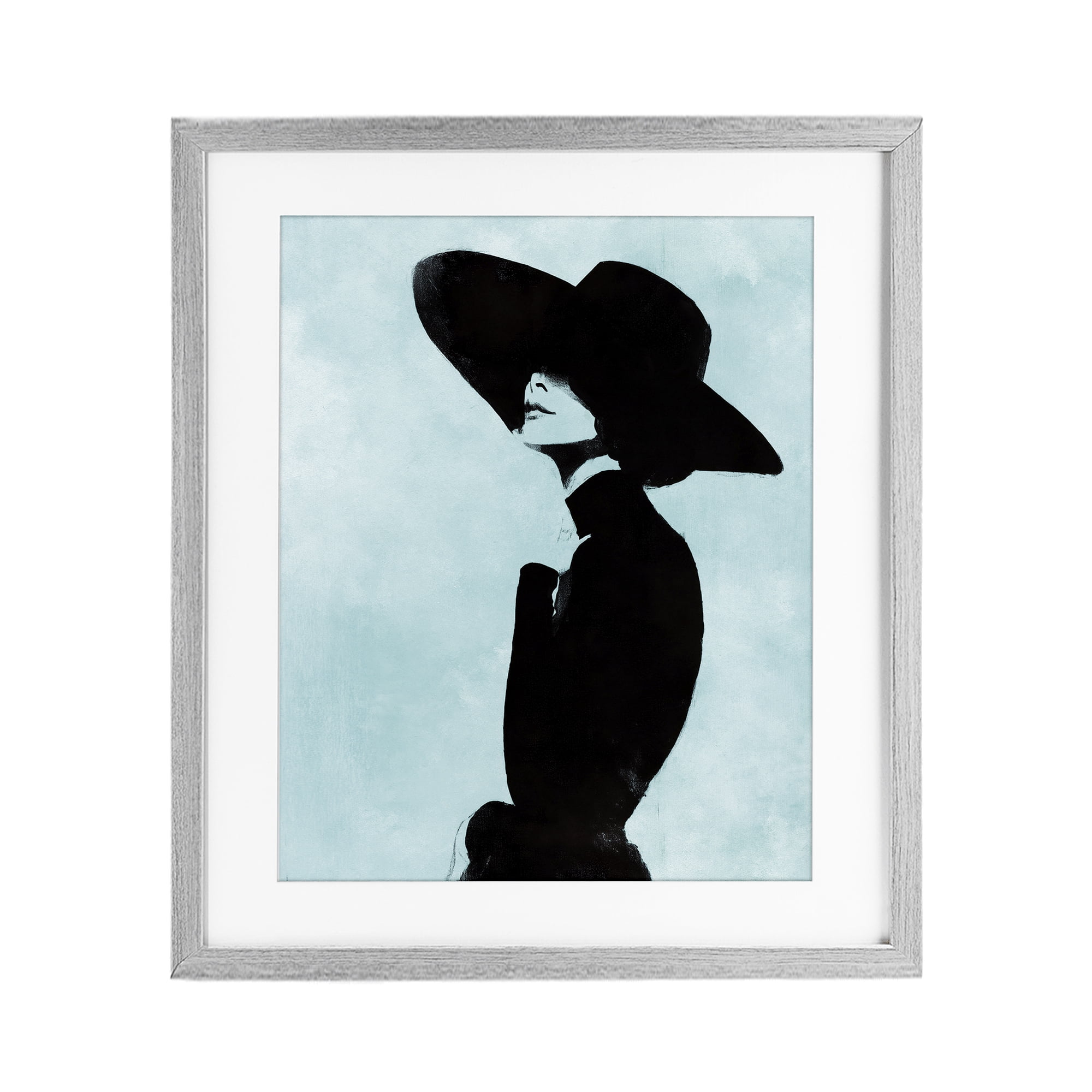 Stupell Industries Eclipse In Black Gray Framed Print Under Glass, design by Svetlana Aleynikova