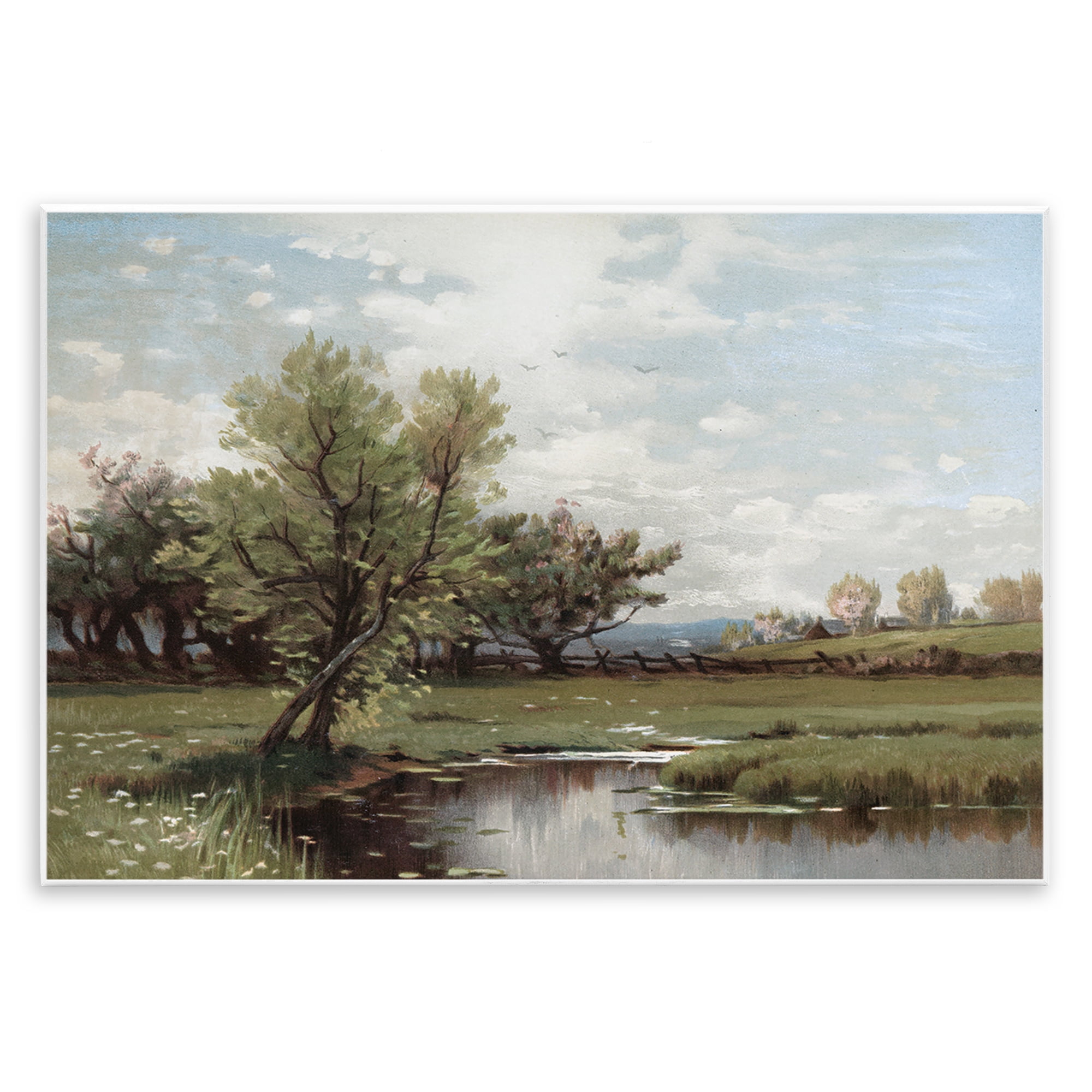 Stupell Industries Ecstatic Spring Landscape Wall Plaque Art, design by Lula Bijoux & co.