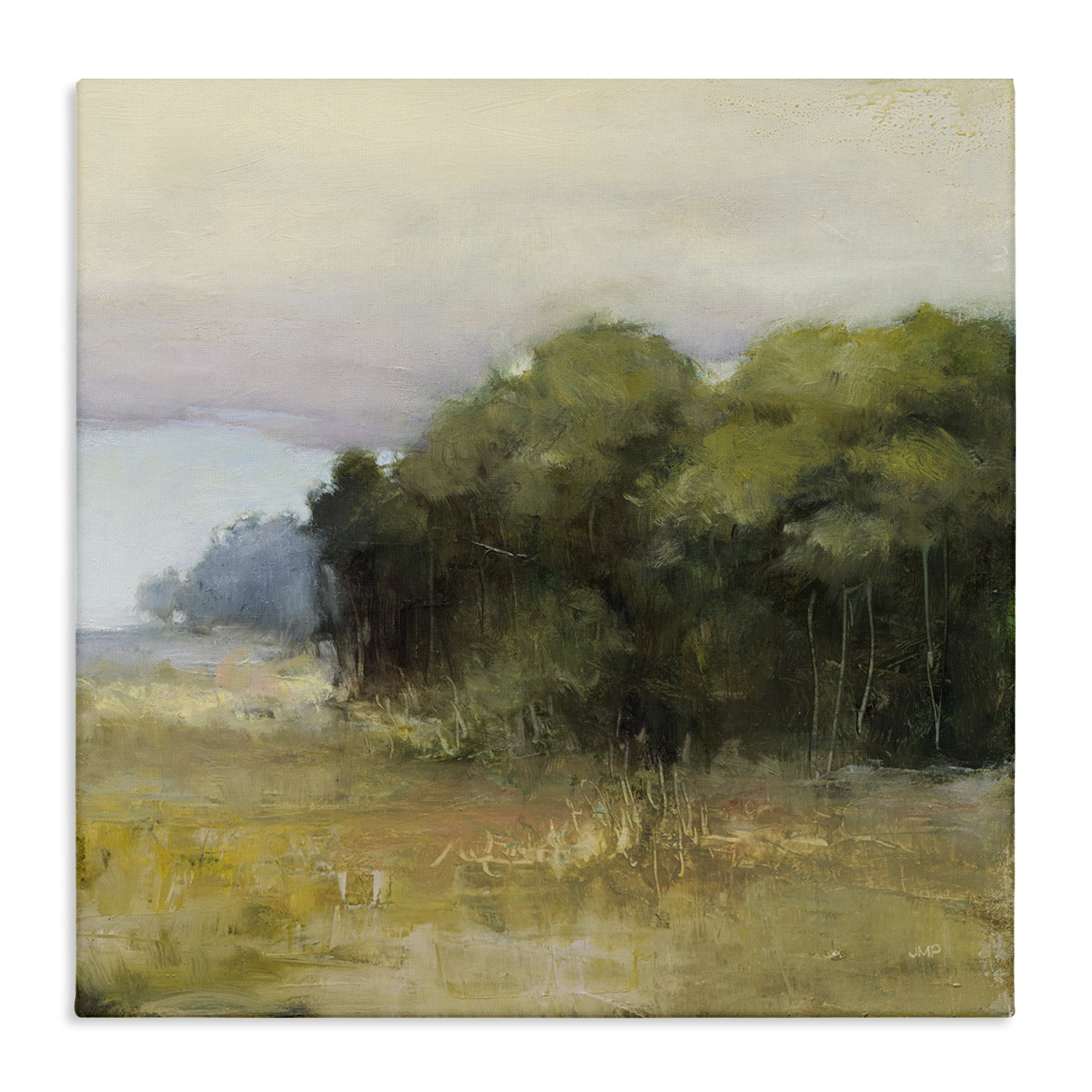 Stupell Industries Edge Of Forest Landscape Landscape & Nature Painting Wrapped Canvas Art Print Wall Art, 24 x 24