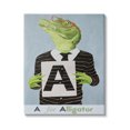 thumbnail image 1 of Stupell Industries Educational A For Alligator Animals & Insects Painting Gallery Wrapped Canvas Print Wall Art, 30 x 40, 1 of 7
