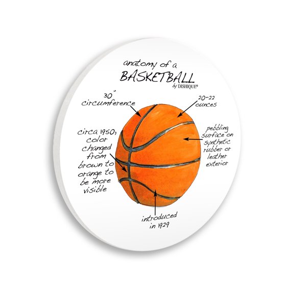 Stupell Industries Educational Basketball Chart Helpful Sports Diagram Graphic Art Unframed Art Print Wall Art, Design by Dishique