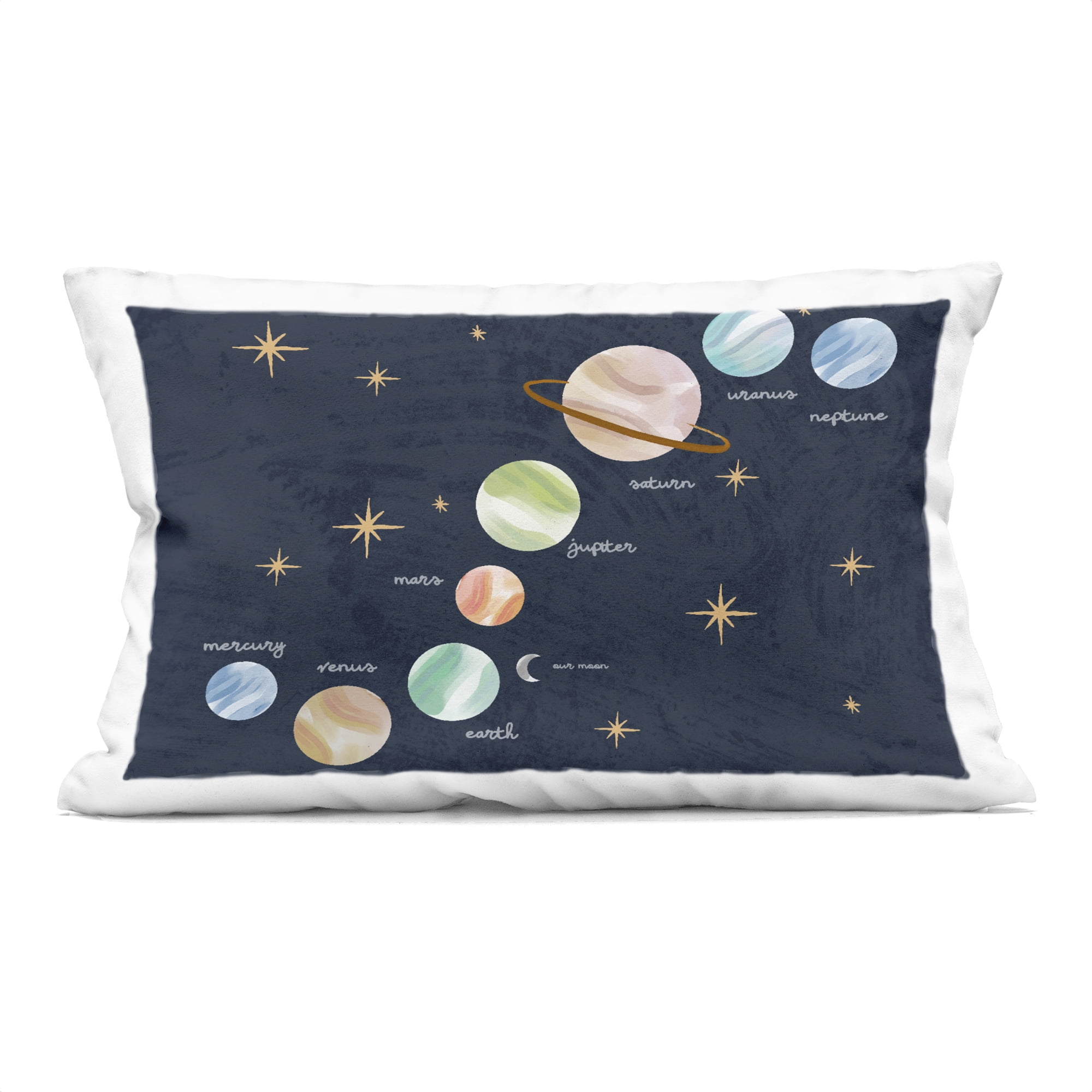 Stupell Industries Educational Space System Decorative Printed Throw Pillow, design by Lil' Rue