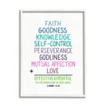 thumbnail image 1 of Stupell Industries Effective & Fruitful In Knowledge Peter 1:5-8 Proverbs, 16 x 20, Design by Raye Allison Creations, 1 of 5