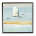 thumbnail image 1 of Stupell Industries Egret Bird Flying Ocean Breeze Painting Black Framed Art Print Wall Art, Design by Julia Purinton, 1 of 8