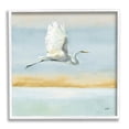 thumbnail image 1 of Stupell Industries Egret Bird Flying Ocean Breeze Painting White Framed Art Print Wall Art, Design by Julia Purinton, 1 of 8
