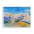 thumbnail image 1 of Stupell Industries Egret Birds Walking Ocean Shore Splashing Water Paintings White Framed Art Print Wall Art, 20x16, by MB Cunningham, 1 of 5
