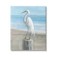 thumbnail image 1 of Stupell Industries Egret Coastal Landscape Animals & Insects Painting Gallery Wrapped Canvas Print Wall Art, 24 x 30, 1 of 7