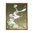 thumbnail image 1 of Stupell Industries Egrets Flapping Wings Animals & Insects Painting Brown Floater Framed Canvas Art Print Wall Art, 17 x 21, 1 of 10