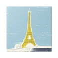 thumbnail image 1 of Stupell Industries Eiffel Tower Architecture Travel & Places Painting Gallery Wrapped Canvas Art Print Wall Art, 24 x 24, 1 of 8
