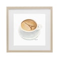 thumbnail image 1 of Stupell Industries Modern Eiffel Tower Latte Birch Framed Print Under Glass, 13 x 13, by Hillary Holt, 1 of 8