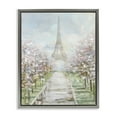 thumbnail image 1 of Stupell Industries Eiffel Tower & Tree Grove Scenic & Cityscapes Painting Gray Floater Framed Canvas Art Print Wall Art, 17 x 21, 1 of 10