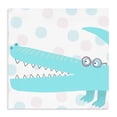 thumbnail image 1 of Stupell Industries Contemporary Electric Blue Crocodile Canvas Art, 17 x 17, by Carla Daly, 1 of 8