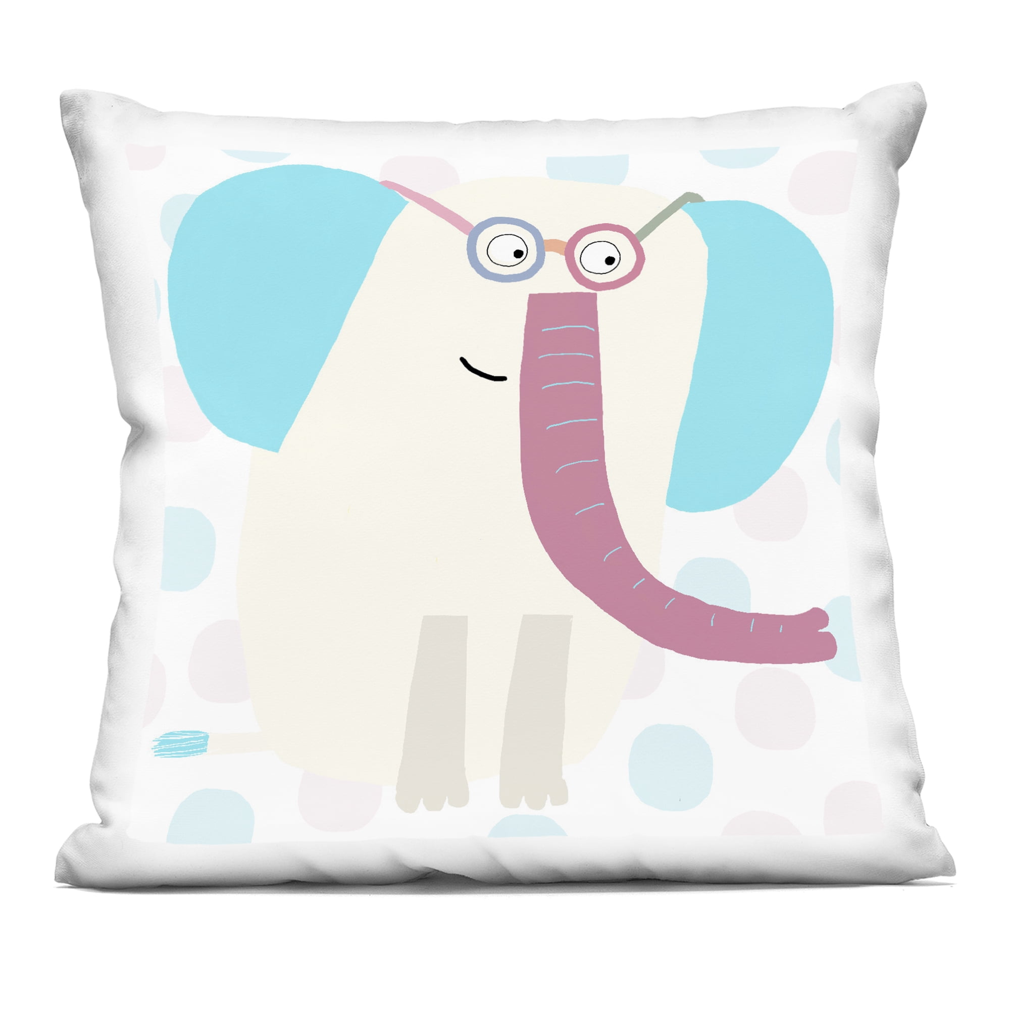 Stupell Industries Electric Blue Elephant Decorative Printed Throw Pillow, design by Carla Daly