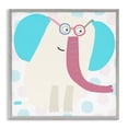 thumbnail image 1 of Stupell Industries Contemporary Electric Blue Elephant Gray Framed Giclee Art, 12 x 12, by Carla Daly, 1 of 8