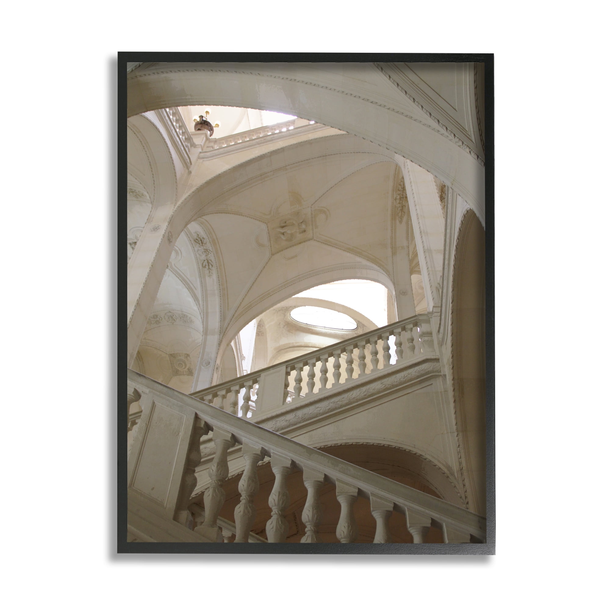 Stupell Industries Elegant Architecture Photography Travel & Places Photography Black Framed Art Print Wall Art, 11 x 14