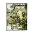 thumbnail image 1 of Stupell Industries Elegant Bird Perched Lakeside Tree Photograph Gray Framed Art Print Wall Art, Design by Mary Lou Photography, 1 of 7