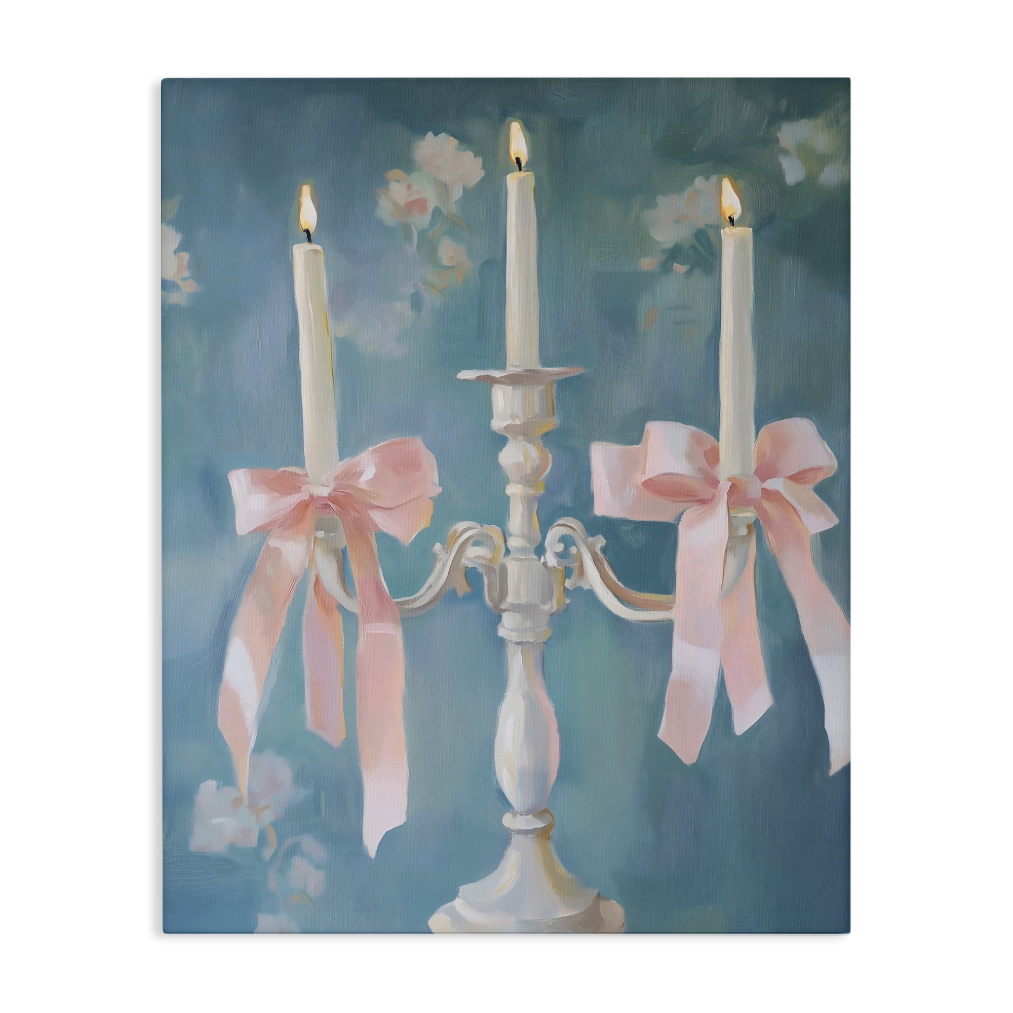 Stupell Industries Elegant Coquette Candelabra Canvas Wall Art, design by The Prints Vibe