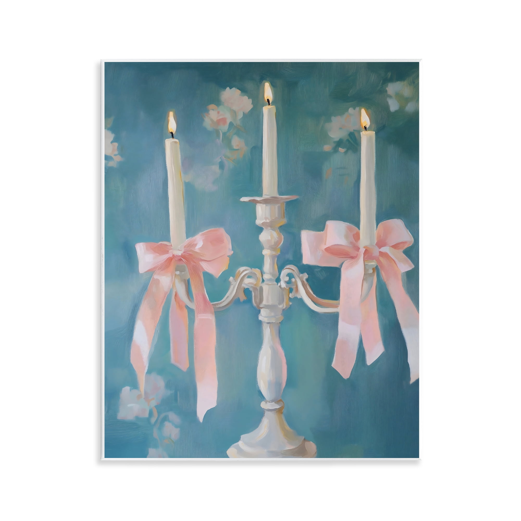 Stupell Industries Elegant Coquette Candelabra Wall Plaque Art, design by The Prints Vibe