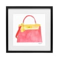thumbnail image 1 of Stupell Industries Glam Elegant Coral Handbag Black Framed Print Under Glass, 13 x 13, by Hillary Holt, 1 of 8
