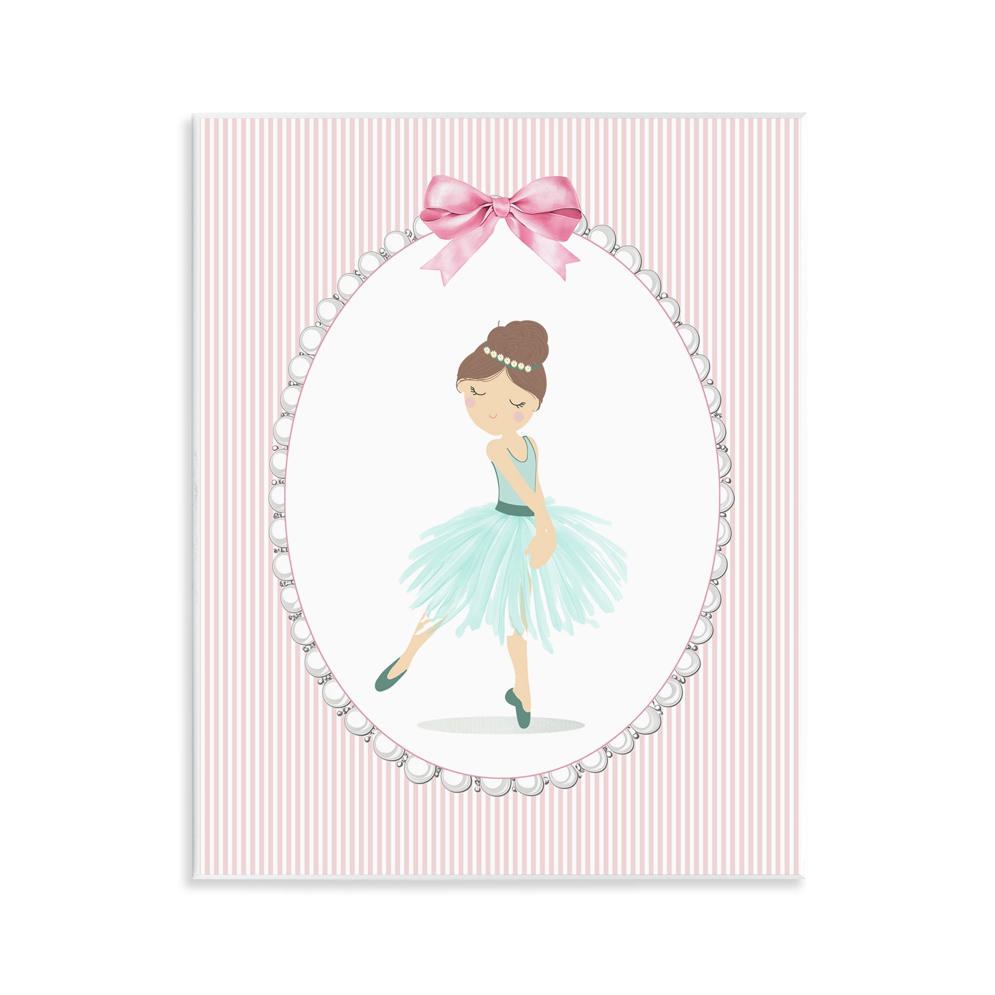 Stupell Industries Elegant Dance on Stripes Wall Plaque Art, design by Christine Simpson Art