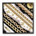 thumbnail image 1 of Stupell Industries Elegant Fashion Chains and Glam Designer Pattern Designed by Ziwei Li, 1 of 7