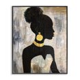 thumbnail image 1 of Stupell Industries Art Deco Elegant Fashion Silhouette Black Framed Giclee Art, 11 x 14, by Lauren Luna, 1 of 8