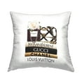 thumbnail image 1 of Stupell Industries Elegant Glam Fashion Floral Bag on Bookstack Black,18 x 7 x 18 Decorative Pillows, 1 of 6