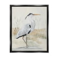 thumbnail image 1 of Stupell Industries Elegant Heron Nature Creek Portrait Coastal Painting Black Floater Framed Art Print Wall Art, 1 of 6